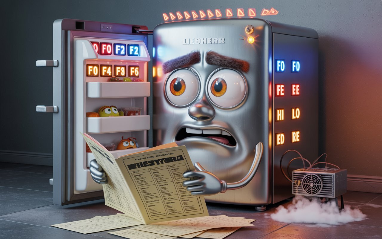 Ошибки на холодильниках Liebherr: все значения